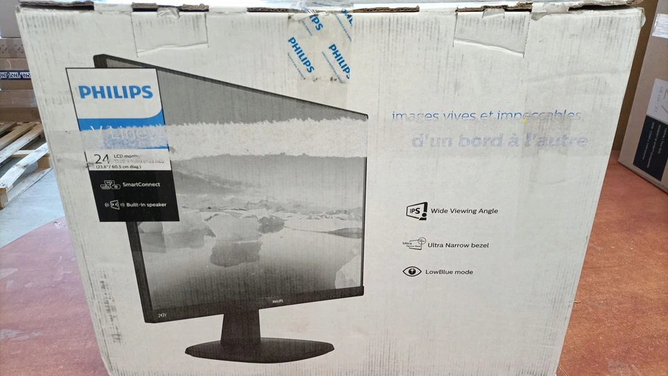 DEFEKT PHILIPS 243V7QJAB/00 LED-MONITOR 23 8" 1920 ,,,, - Bild 3 von 4
