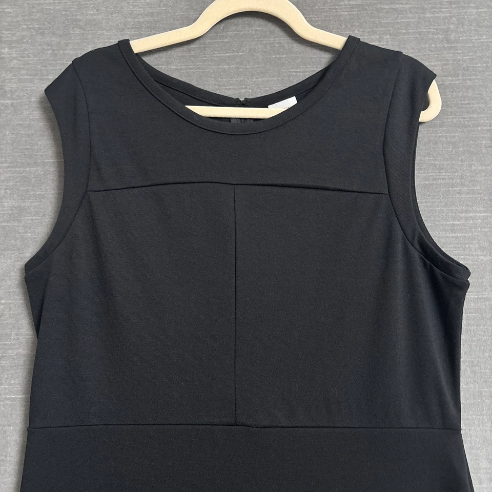 Merona 连衣裙 XXL 黑色紧身弹力加职业办公室工作经典 LBD 派对 — 第 4/4 张图片