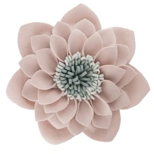 3D Flower Throw Pillow Decorative Accent Pillow Round Cushion for Spring Summ...