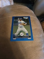 2012 Bowman Draft Chrome Draft Picks Jesmuel Valentin Blue Refrator /250 #BDPP11
