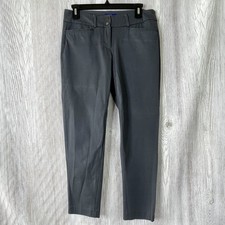 Apt. 9 "Torie" Mid-Rise Straight Leg Dress Pants - Charcoal Gray - Size 4