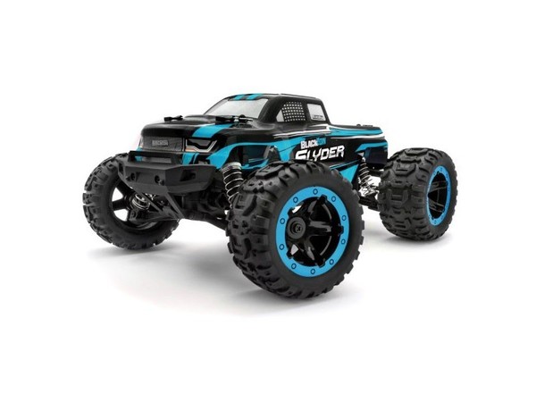 BlackZon Slyder MT 1:16 4WD Elektro Monster Truck RTR - Blau #540104-image