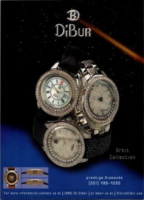 2005   DiBur Orbit Collection Watch  print ad   2000s Hip Hop DA-26