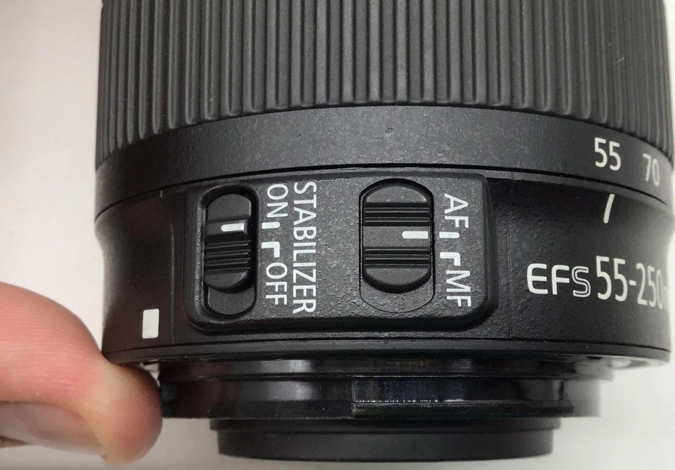 Canon EF-S 55-250mm f/4-5.6 IS STM Lens for DSLR – Excellent, Tested, w/ Caps - Image 4 of 4