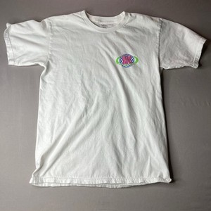 Vans Off The Wall White T Shirt Youth Size Large L World Graphic