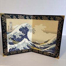Great Wave of Kanagawa Bybu Screen 10.5" X 7.25" ukiyo-e artist Hokusai Mt Fuji