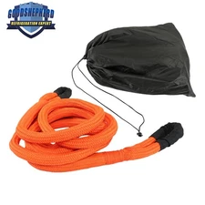 1" × 20' Recovery Kinetic Tow Rope 48000 LBS Energy Truck Tow Snatch Strap