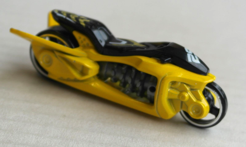 Hot Wheels Fly-By Motorrad gelb Motorcycle HW Mattel yellow jaune Moto - Picture 4 of 4