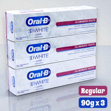 Oral-B 3D White Luxe Glamorous White Toothpaste 90g pack of 3