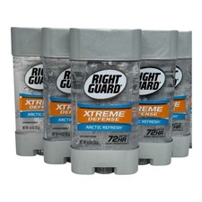  5 Right Guard Xtreme Defense Arctic Refresh Antiperspirant Deodorant 4 oz.