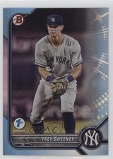 2022 Bowman Draft 1st Edition Sky Blue Foil Trey Sweeney #BD-156 00gy