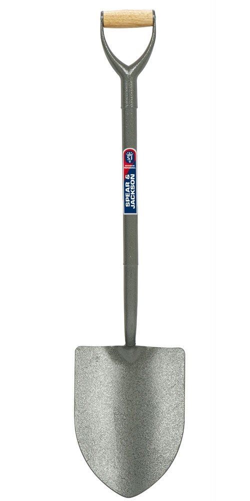 Spear & Jackson 2001AD Round Mouth Shovel Tubular All Steel Garden Digging Spade - Image 2