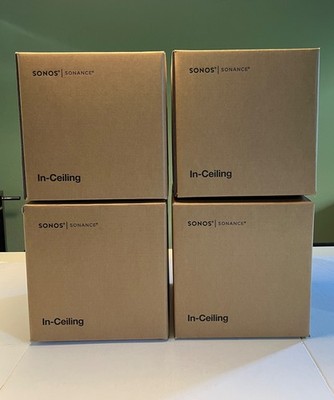 Brand New Sonos 6 inch in-Ceiling Speakers INCLGWW1 / 4 Pairs