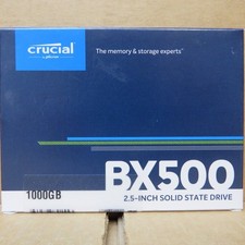 New Crucial BX500 2.5" SSD / 1TB / SATA III / 3D NAND TLC Memory w/SLC Cache