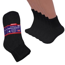 Diabetic Ankle Socks, Non-Binding Circulatory Doctor Approved Cushion Cotton ...