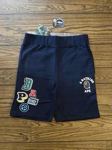 Sweatshorts Bape marineblau mehrere Schriftarten - Bild 1 von 7