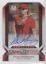 2013 Elite Extra Edition Aspirations Die-Cut Signatures Chi Gonzalez Auto 0t1