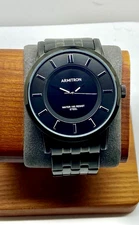 Armitron Men's Watch 20/4962TI Quartz Black Tone 42mm New Battery