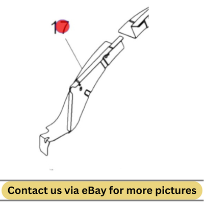 #ad 2010 Chevrolet Cruze Radhaus vorne rechts innen vorne Strebe gebraucht OEM 13... EUR 97.22