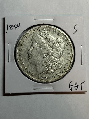 1894-S Morgan Silver Dollar VF Tougher Date San Francisco Mint