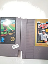2 Nintendo games NES Lee Trevino's Fighting Golf + Golf wt12  26321