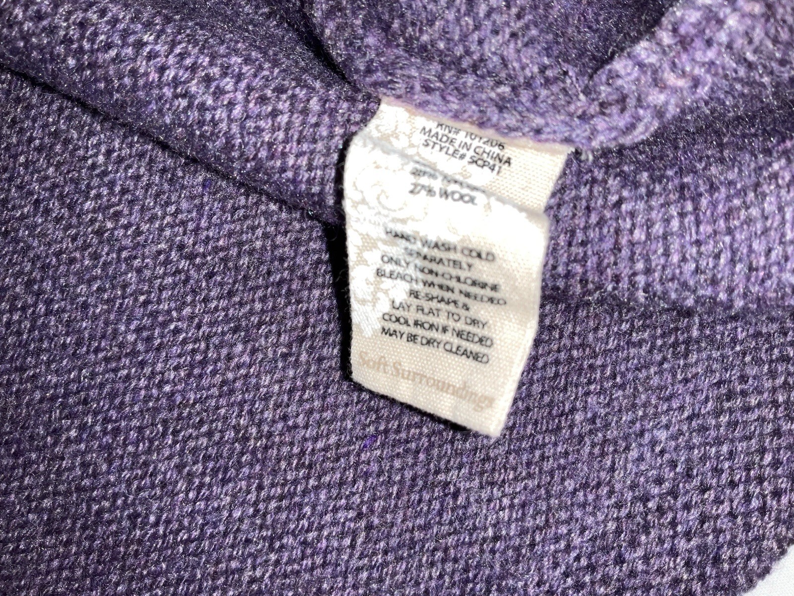 Soft Surroundings Pullover Cable Knit Sweater Wom… - image 4