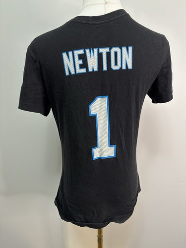 Carolina Panthers Shirt Womens Medium Cam Newton #1 Short Sleeve NFL Football - Picture 2 of 3