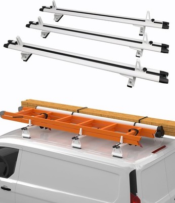 MELIPRON 3 Bars 63'' Van Roof Rack Fit for Ford Transit, Ram ProMaster, Nissan NV