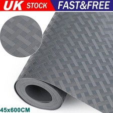 6M Non-Slip Kitchen Cabinet Cupboard Drawer Mat Shelf Liner Waterproof Oil-Proof