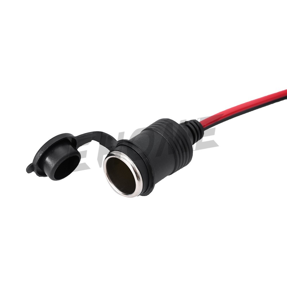 24FT 12V Heavy Duty Car Cigarette Lighter Socket Power Extension Cord Cable