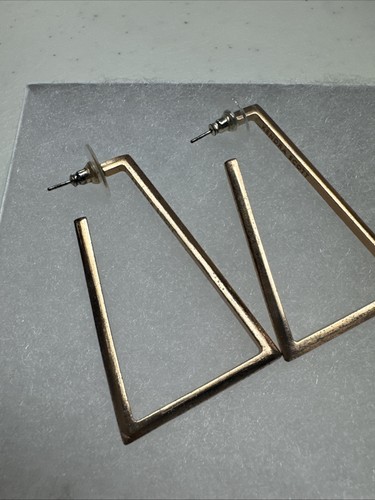Kendra Scott Easton Hoop Earrings 2" Rose Gold