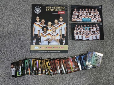Ferrero Sammelspaß WM 2026 Komplett 62 Aufkleber