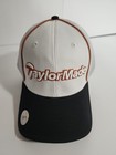 TaylorMade Golf Hat Adjustable Strapback Mesh Cap White Orage Black Nwt