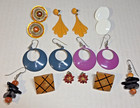 Vintage 60's 70's 80's COSTUME JEWELRY 49 Lot BOHO Hippie Wood Lucite Apple Seed — photo 4