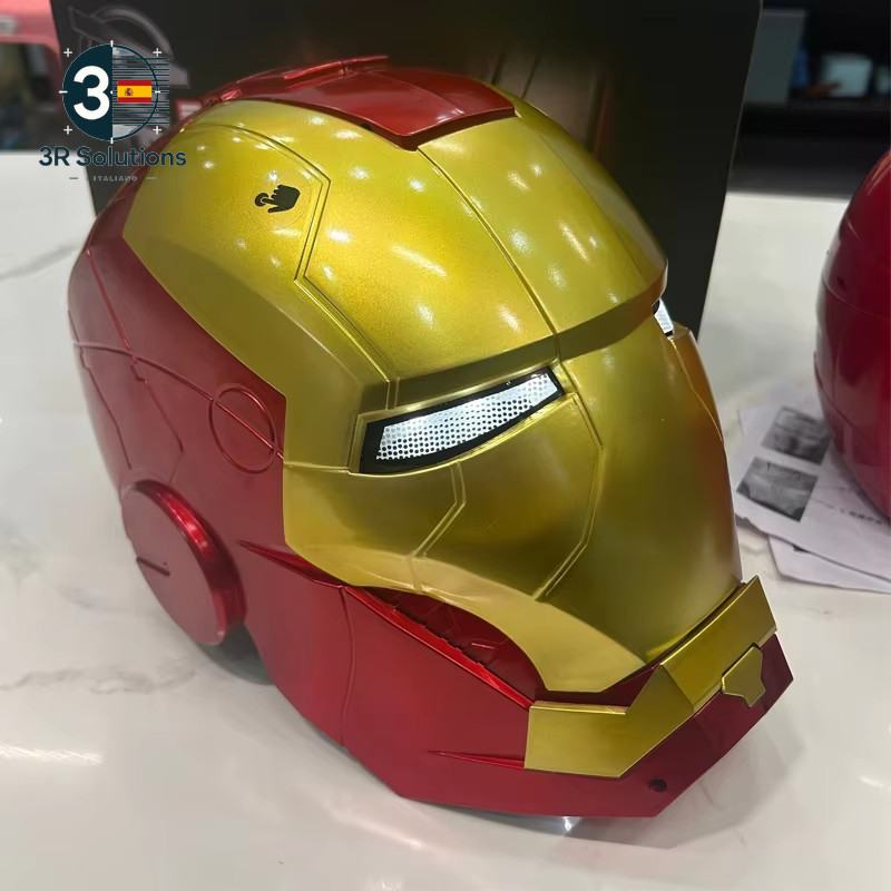 Casco Iron Man Eléctrico 1:1 Máscara Apertura Automática Cosplay Figura Regalo