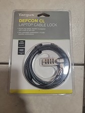 TARGUS DEFCON LAPTOP COMBINATION CABLE LOCK 6.5 FT