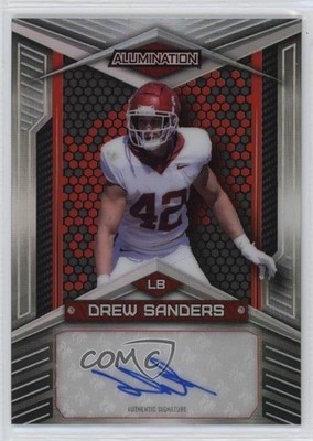 2023 Alumination Draft Silver Rainbow 42/75 Drew Sanders Rookie Auto RC 0r2b