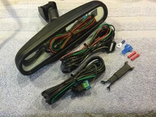 Gentex 261 Auto-Dim Mirror Kit w/ Compass, Temp, Sensor, Wire Harness & Cover