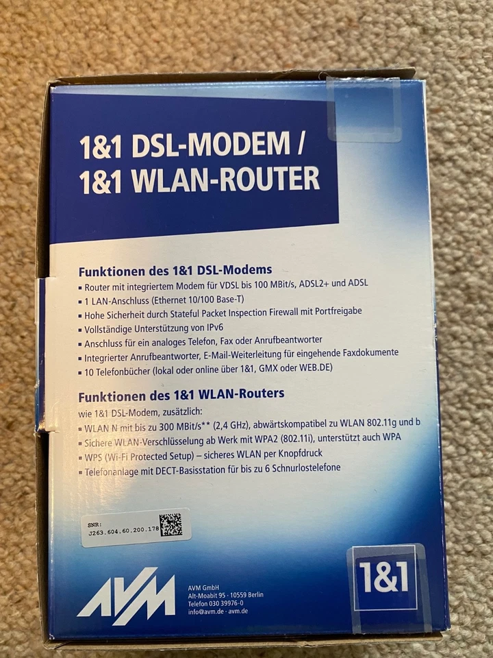AVM FRITZ!Box 7412 DSL-Modem/WLAN Router (2000-2759) - Bild 2 von 4