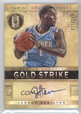 2012 Panini Gold Standard Strike Signatures 17/249 Jordan Hamilton #49 Auto 4p7