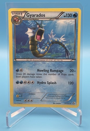 Gyarados 31/113 Rare Legendary Treasures Pokemon Lightly Played