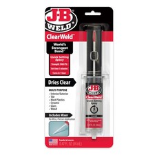 J-B Weld ClearWeld 5 Minute Epoxy, Clear, 14ml w/Static Mixer, 50114H 