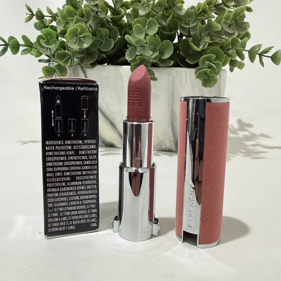 Lápiz labial mate Givenchy Le Rouge - 16 TERCIOPELO TRANSPARENTE - 3,4 g/0,12 OZ Foto 3 de 4