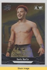 2023 Upper Deck AEW All Elite Wrestling Silver Foil Dante Martin #47 READ 18x6