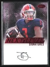 Tommy Devito 2023 SAGE Next Level Signatures Red Auto #NLS-TD
