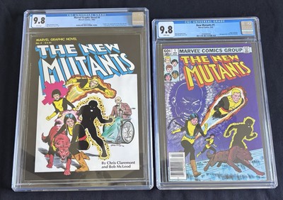 Marvel Graphic Novel #4 + NEW MUTANTS #1 CGC 9.8 (Go With Giant Size X-Men #1 !)