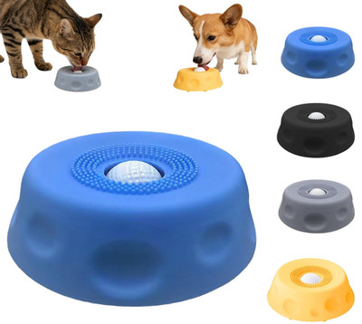 Dog Lick Bowl with Ball,Lick Ball Bowl for Dogs,Licking Bowl with Rolling Ball`