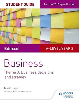 Mark Hage Edexcel A-level Business Student Guide: Them (Taschenbuch) (US IMPORT)