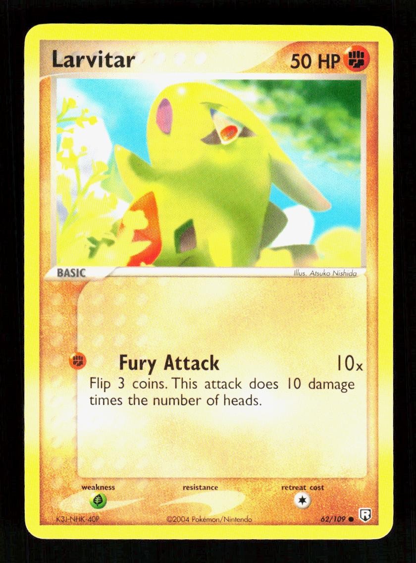 Larvitar 62/109 Common Team Rocket Returns Pokemon NM