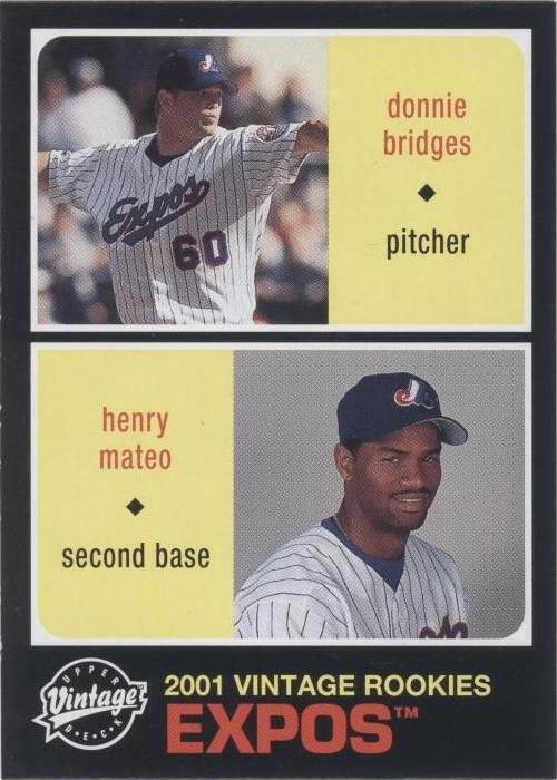 2002 Upper Deck Vintage - Donnie Bridges Henry Mateo #197 - 1 of 1